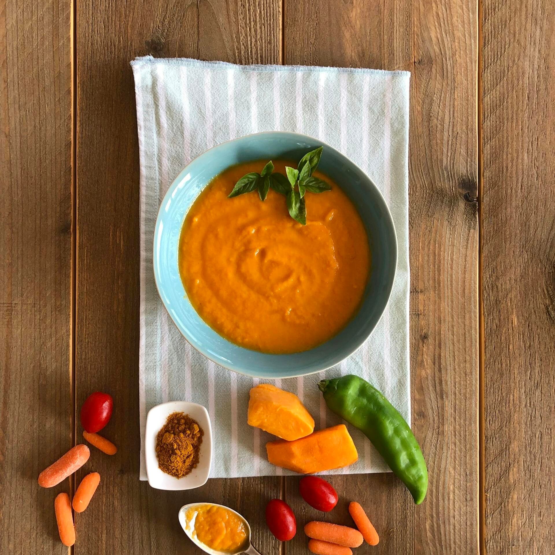 Purée mousselin de carotte