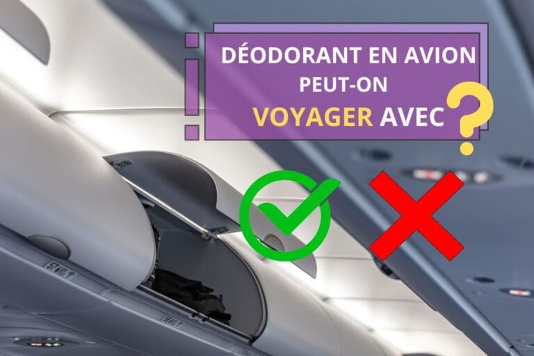 peut-on emporter un déodorant en avion dans un bagage cabine ?