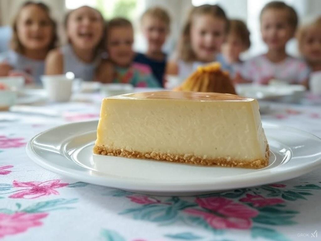 une part de flan boulanger à la vanille version thermomix TM7 ou TM6 ou TM5