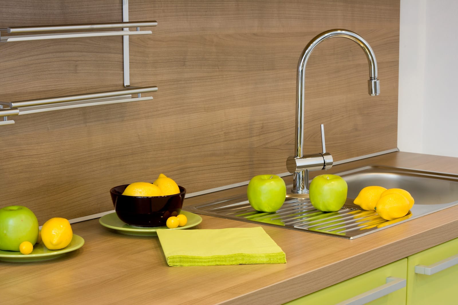 crédence de cuisine en bois