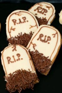 sablés en forme de cercueil 