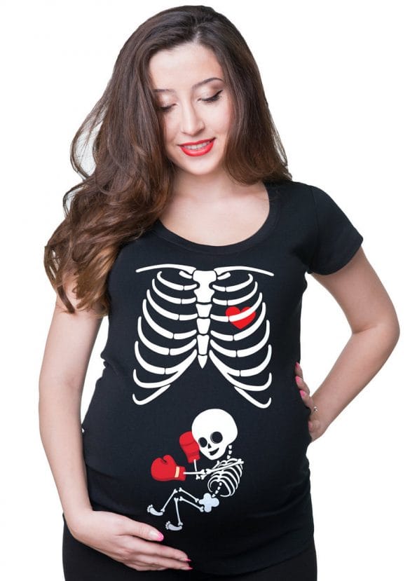 squelette déguisement halloween pour femme enceinte