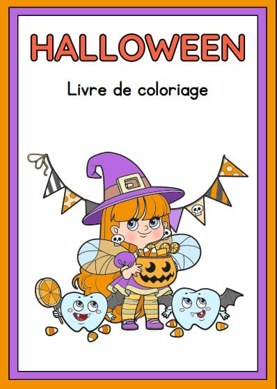 cahier de coloriage Halloween à imprimer