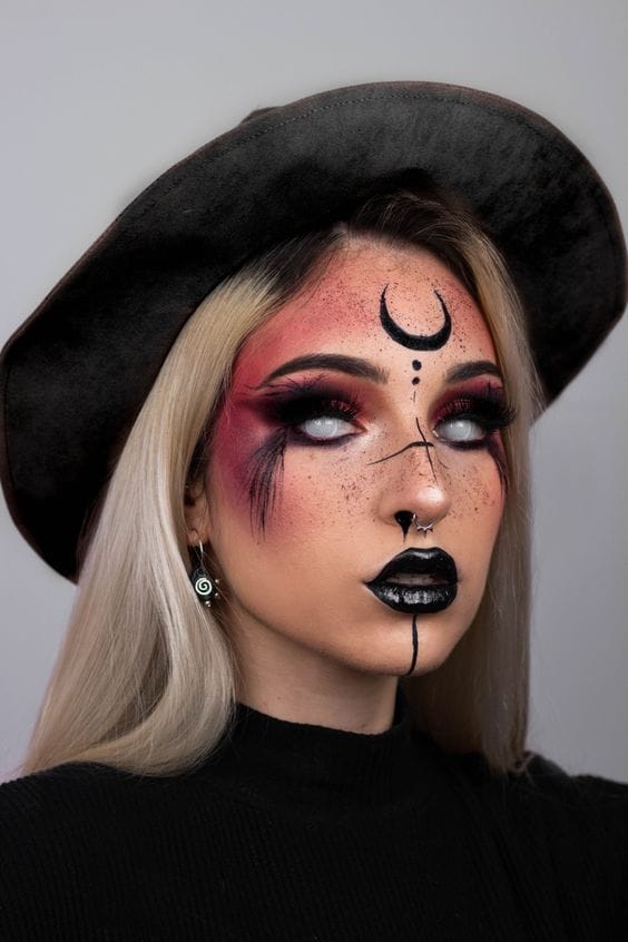 maquillage sorcière halloween