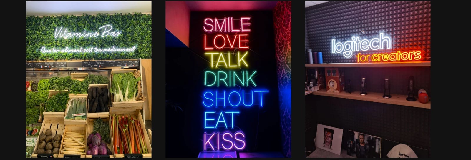 neon personnalisé avec le site Néon Déco