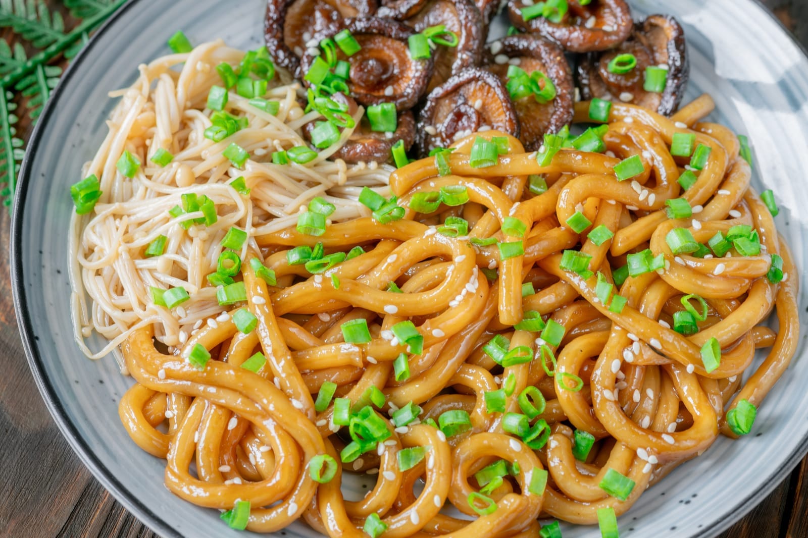 nouilles udon avec un substitut de mirin