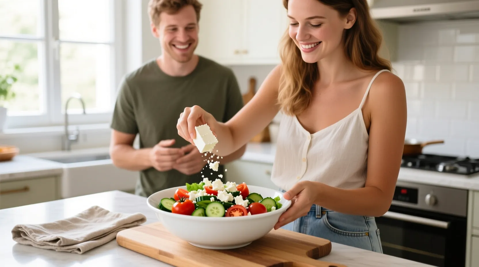 Information sur les calories de la feta, un fromage méditerranéen