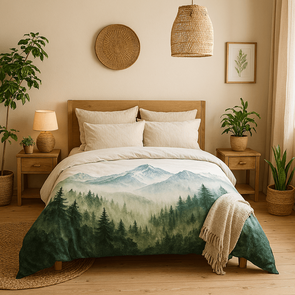 idée de décoration de chambre au style naturel