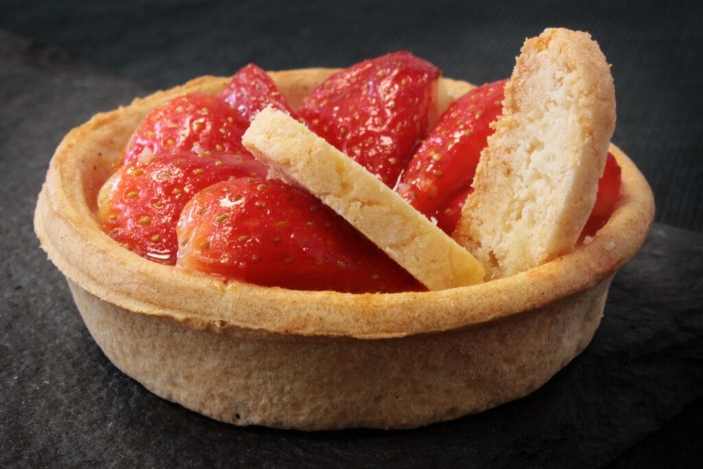 fond de tarte aux fraises