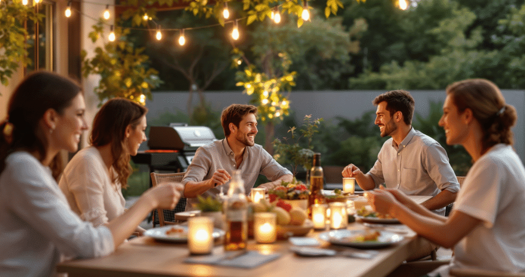 créer un coin repas extérieur
