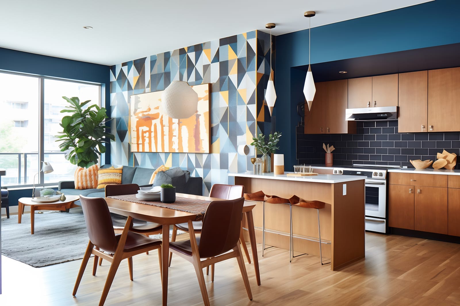 papier peint pour cuisine moderne photowall