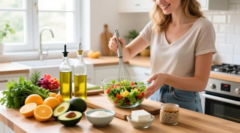 Sauce à salade sans vinaigre, une vinaigrette alternative savoureuse