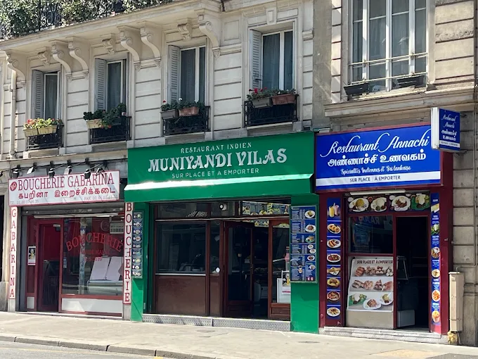 Muniyandi vilas restaurant paris 10e