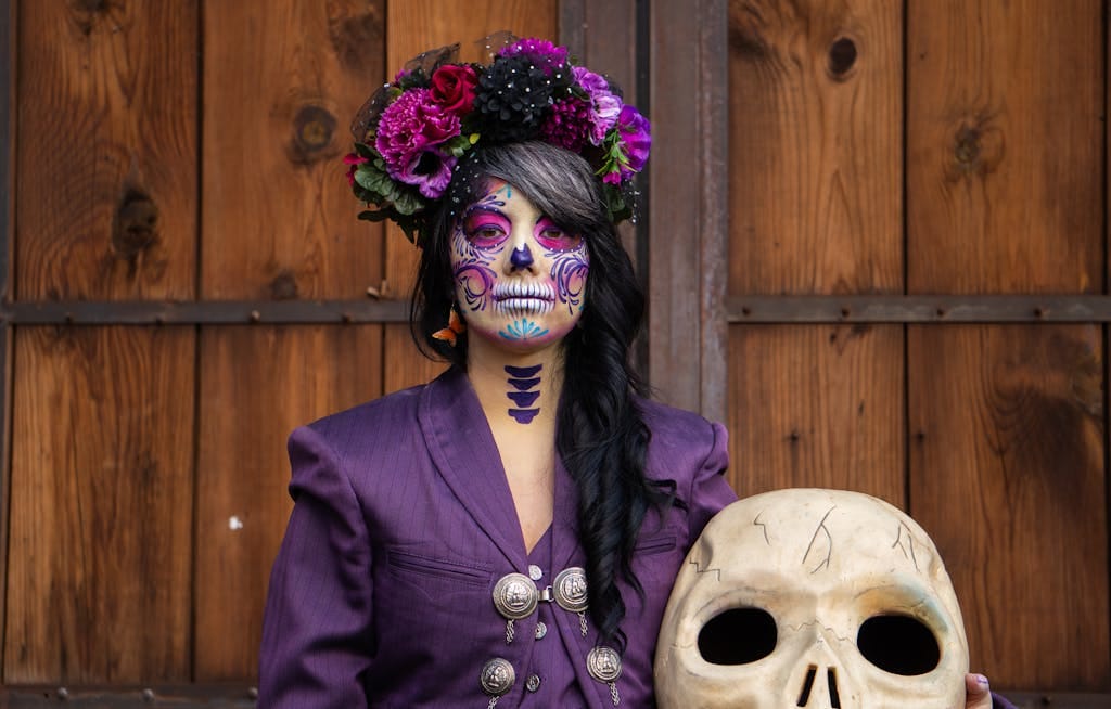 femme dia de los muertos