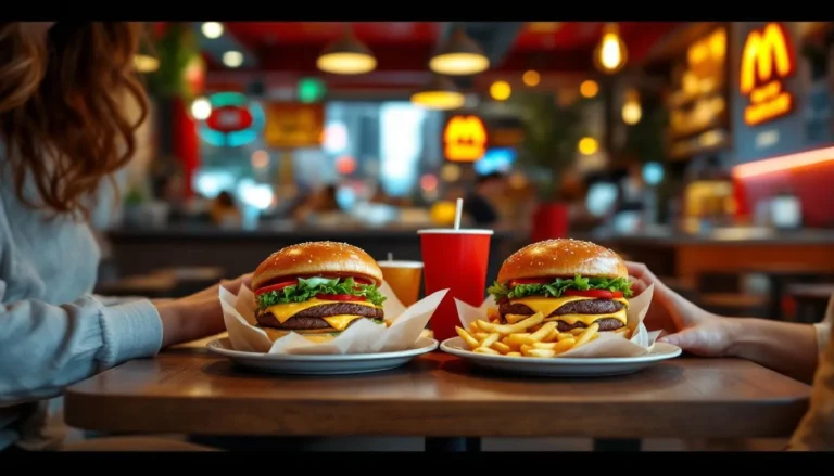 Bigm Burger savoureux avec un hamburger délicieux et appétissant