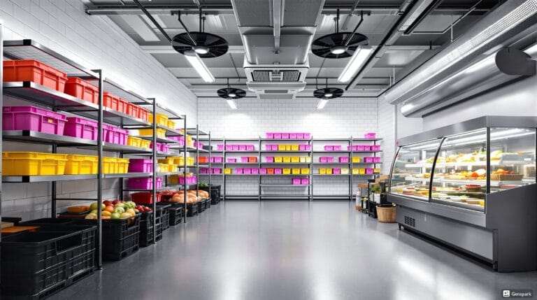 chambre froide professionnelle positive pour restaurant