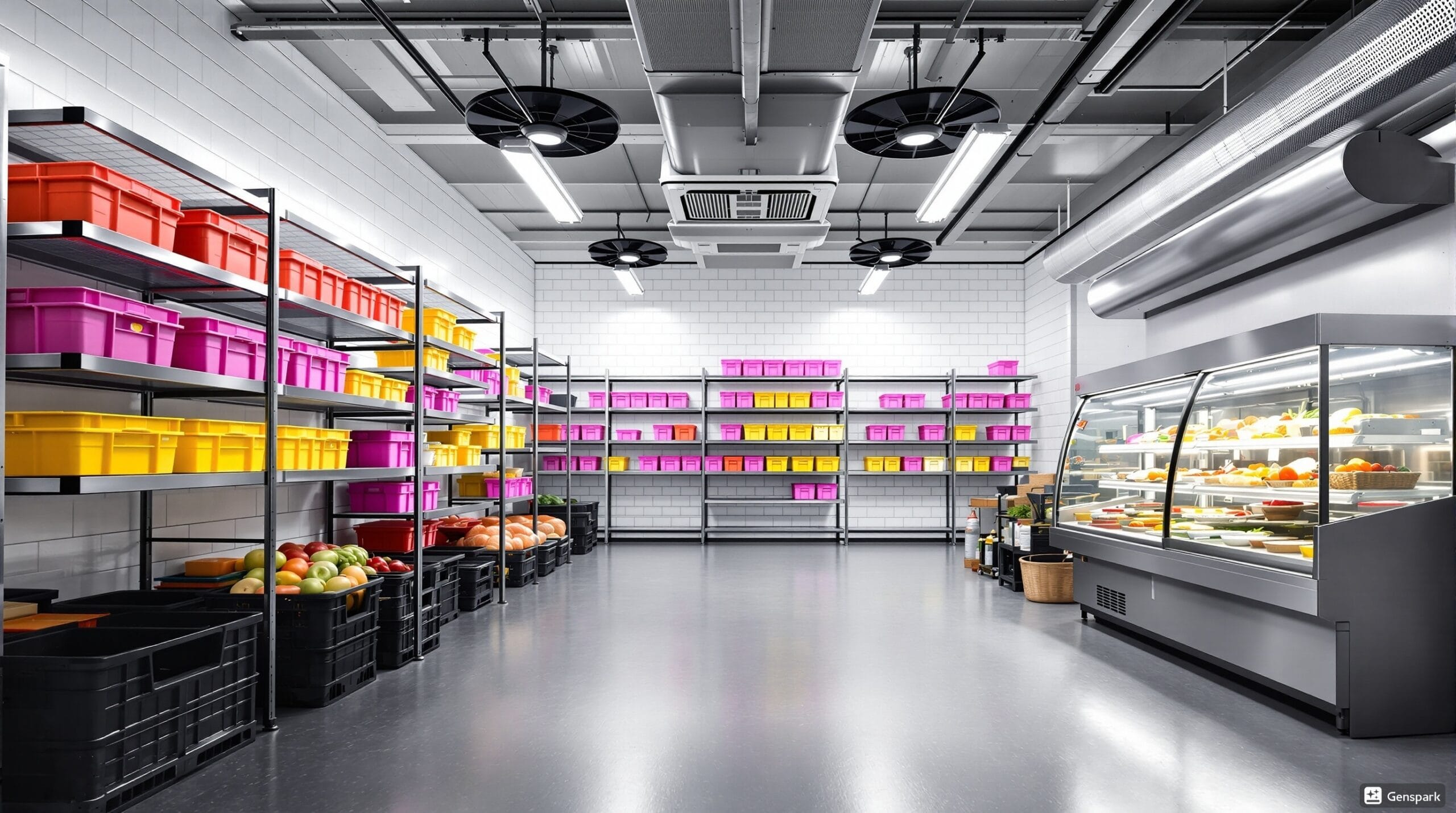 chambre froide professionnelle positive pour restaurant