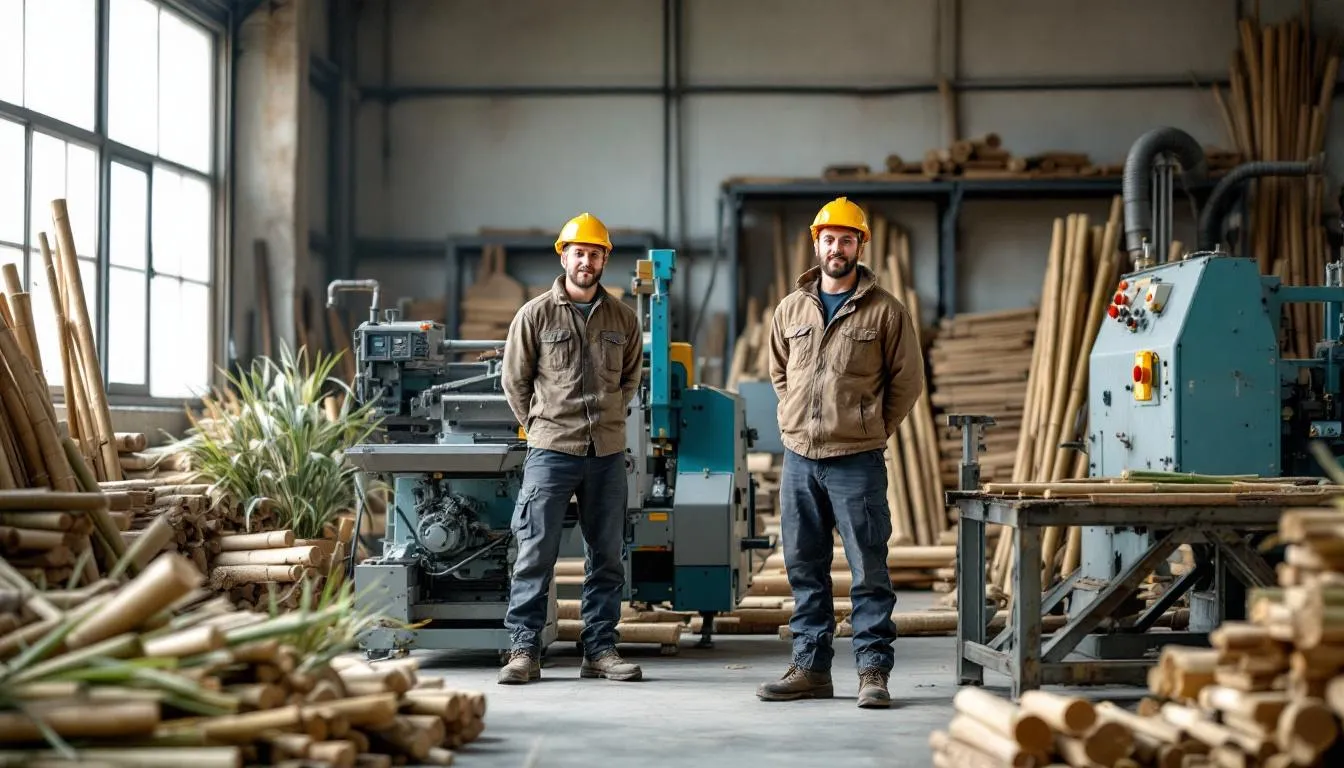 Machine pour arracher des bambous utilisée comme équipement d'extraction végétale
