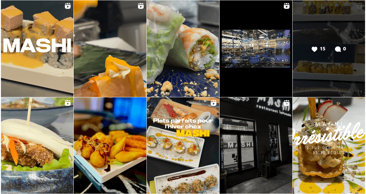 Capture écran Instagram Mashi Bordeaux