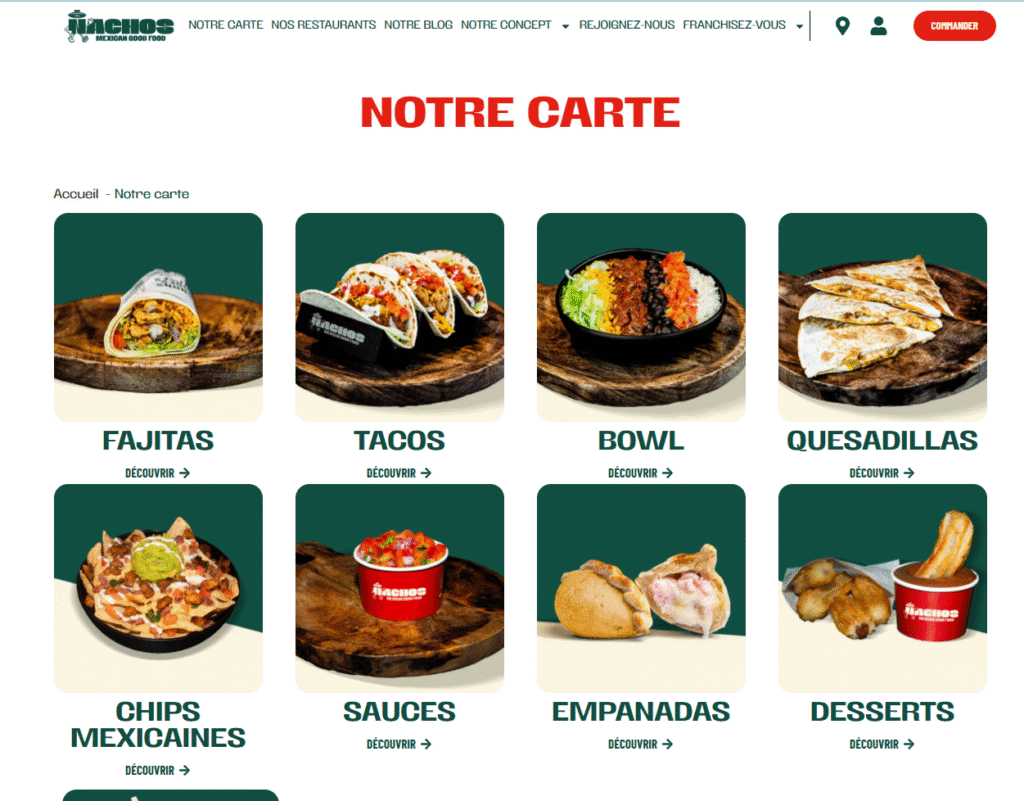 nachos restaurant mexicain en France