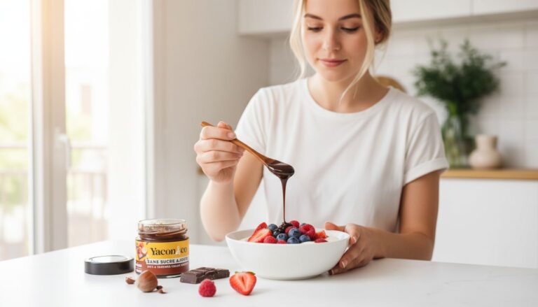 yacon poire de terre qui devient du sirop de Yacon