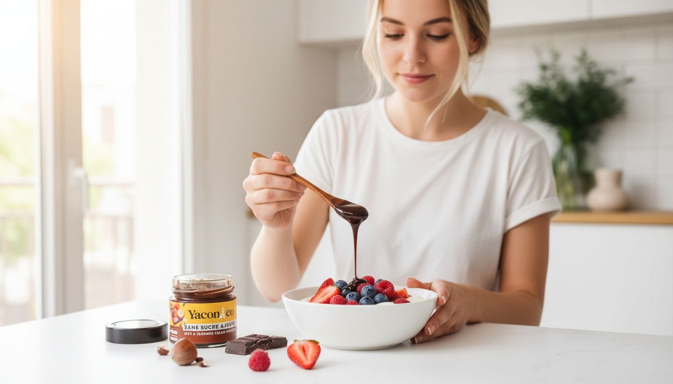 yacon poire de terre qui devient du sirop de Yacon