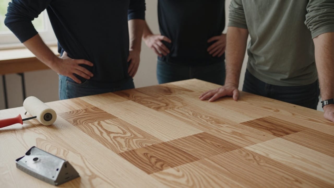 Placage bois sur contreplaqué pour une décoration haut de gamme élégante