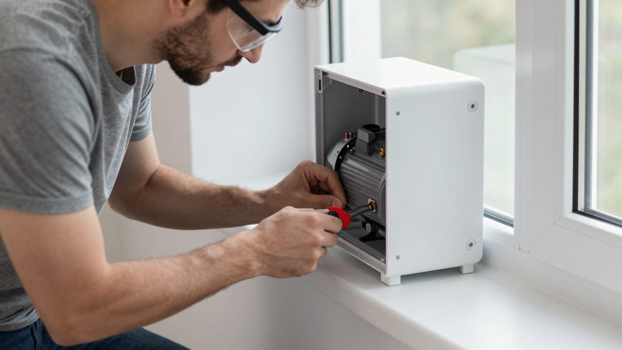 Réglage fin de course sur volet roulant Somfy pour maintenance optimale