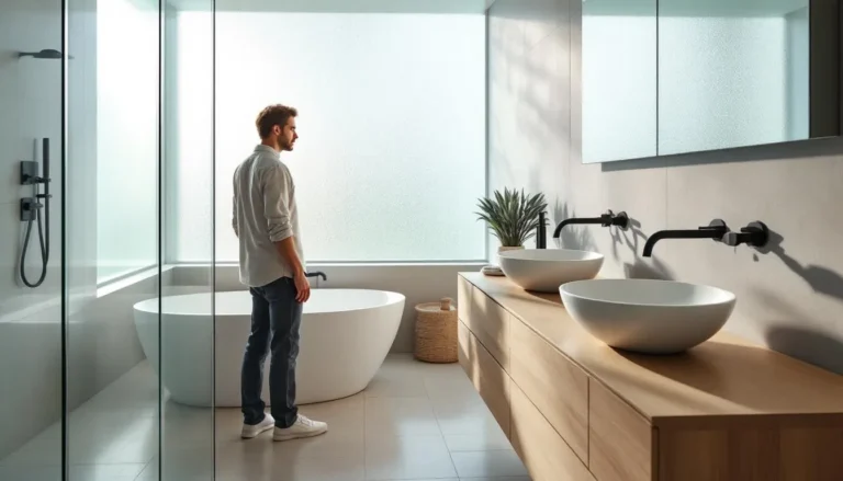 Image illustrant une salle de bain moderne et bien aménagée