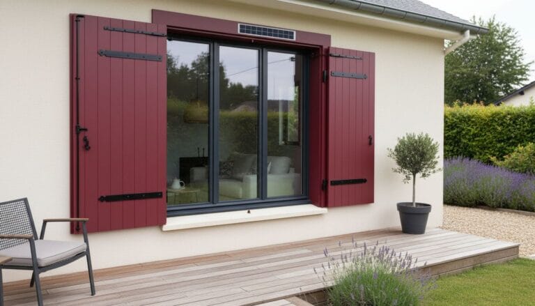 Motorisation de volet battant solaire améliorant l'ouverture des fenêtres