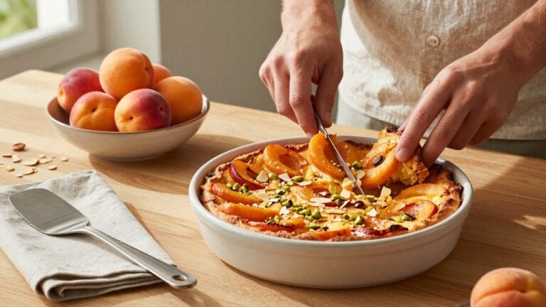 Clafoutis abricot recette de Cyril Lignac, dessert fruité et savoureux