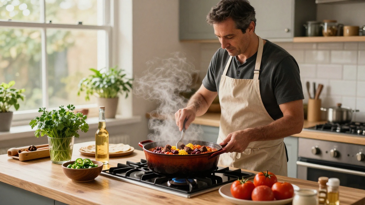Recette chili cone carne de Cyril Lignac, plat épicé savoureux