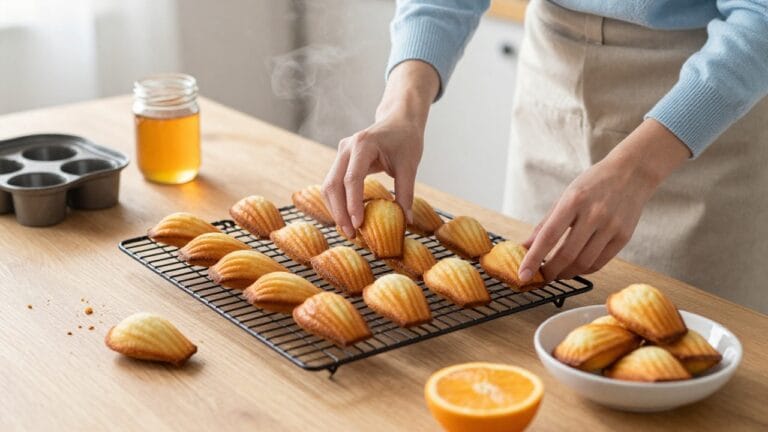 Recette de madeleine moelleuse selon Cyril Lignac, un gâteau tendre