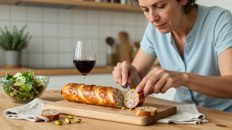 Recette saucisson brioché de Cyril Lignac, plat traditionnel savoureux