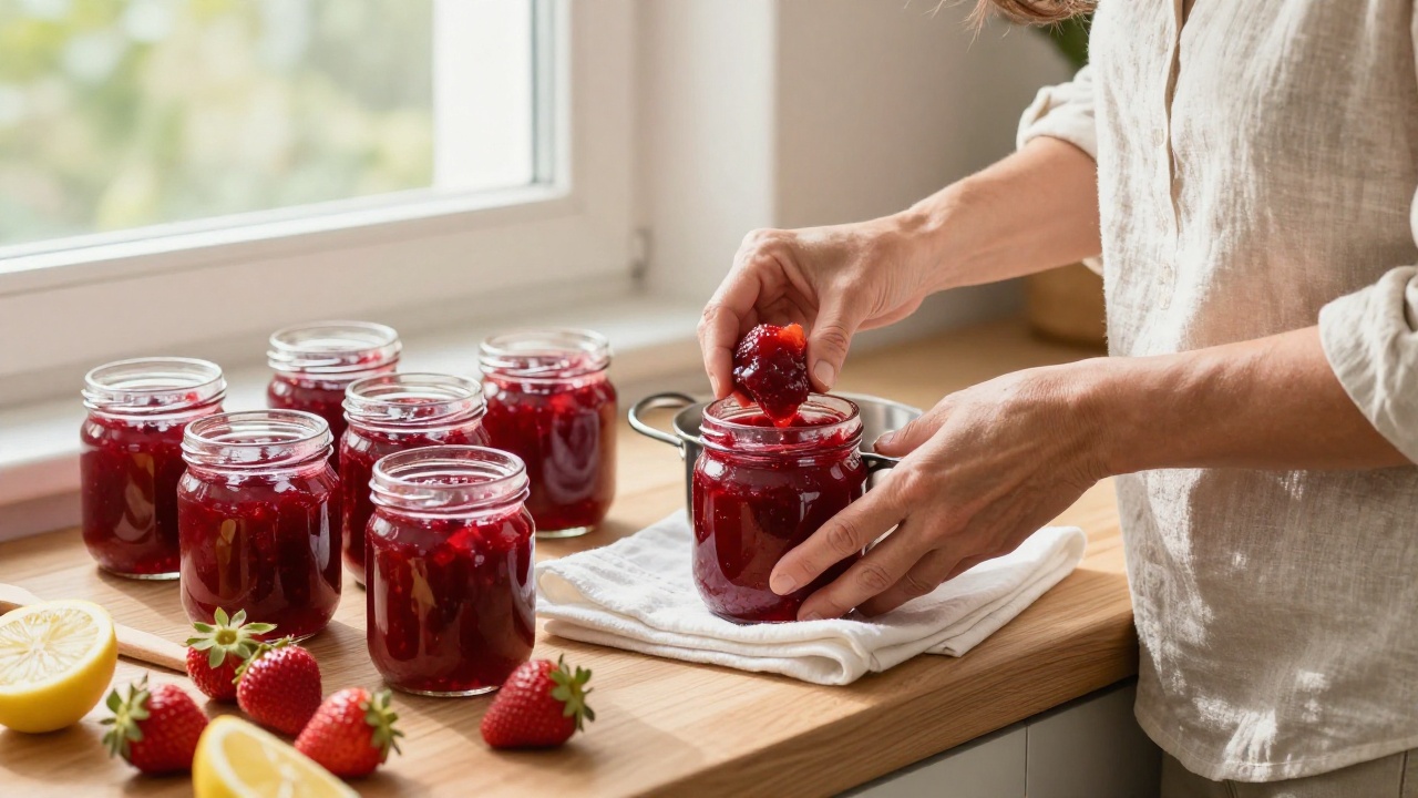 Recettes de confitures aux fraises et préparations de gelées maison