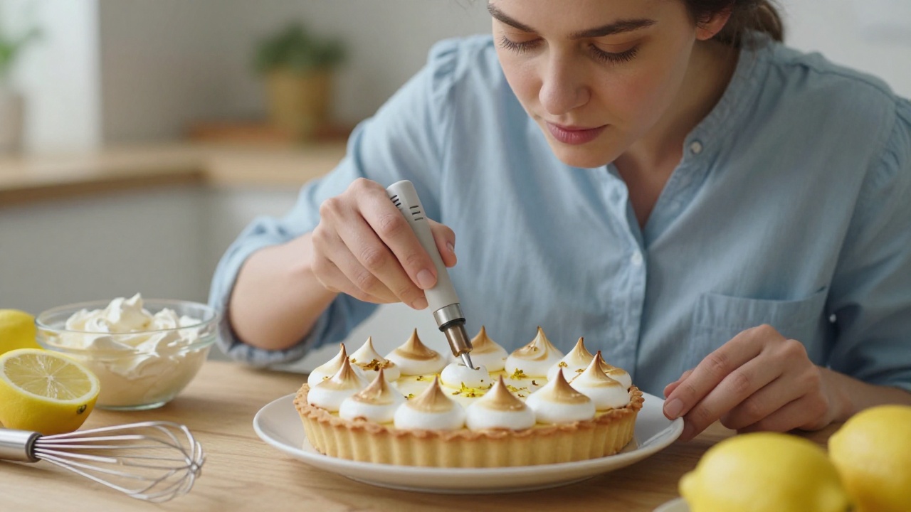 Photo de la tarte citron meringuée signée par le chef Cyril Lignac
