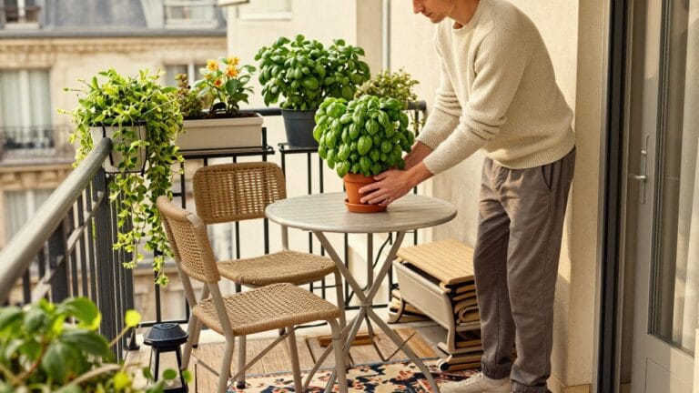 Transformez votre balcon en oasis de détente grâce à des meubles pratiques et élégants